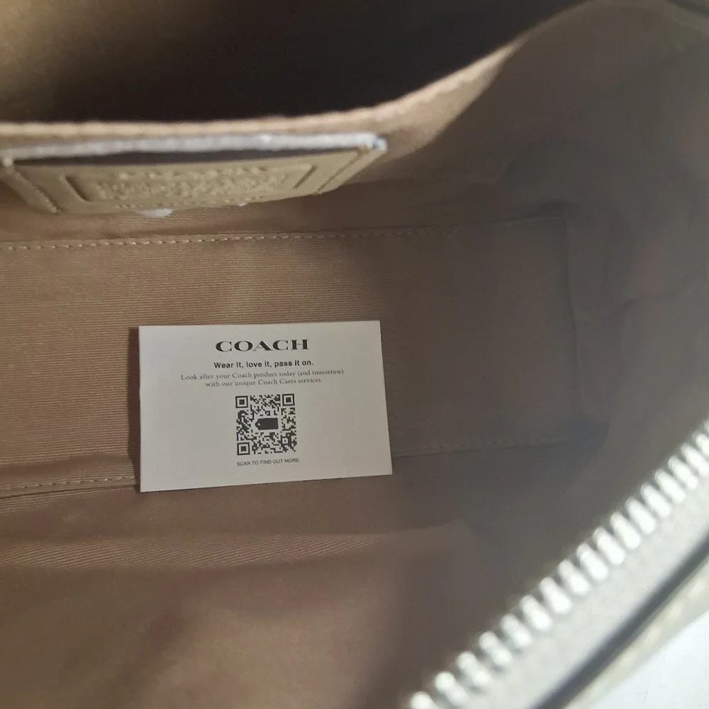Coach Cream Snail Print Women's Bag
